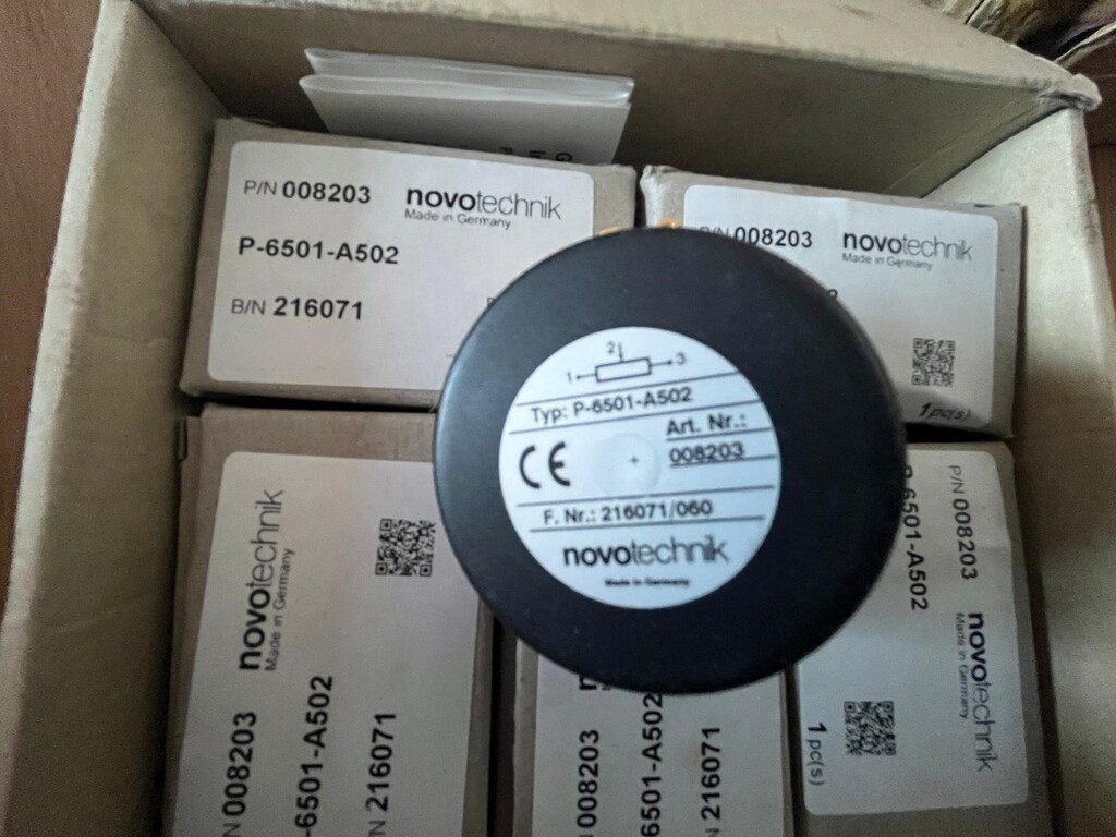P-6501-A202 - Angular Potentiometer Position Sensor