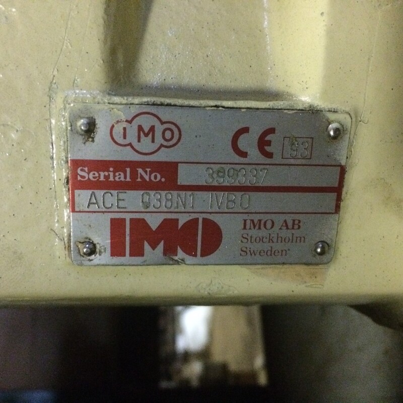 Wartsila 22 pump IMO 