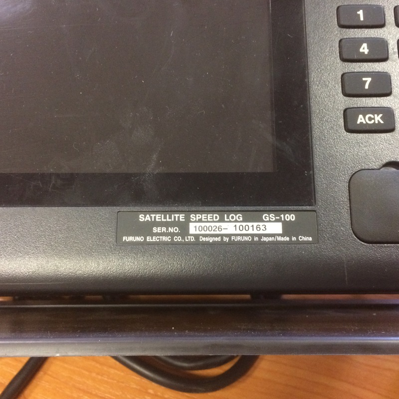 SATELLITE SPEED LOG FURUNO GS-100